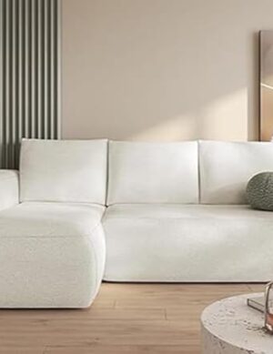 Luxury Luxe Affordable L-Shape 3-Seater Corner Sofa – Modern Left/Right Configurable Design with Ergonomic Comfort, and Compact Style for Contemporary Living Rooms