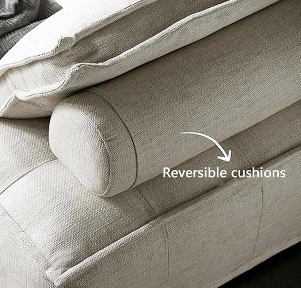 Luxury Luxe ZenSquare Modular Lounge Sofa: Nordic Tatami-Inspired Minimalist Chair for Modern Living Spaces | 200kg Capacity, No Assembly, Premium Fabric - Image 4