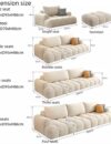 Luxury Luxe Italian Minimalism Modern Design Home Furniture Fabric Lounge Couch Corner Velvet Sectional Sofas Set Furniture Living Room - Image 2
