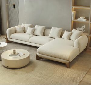 Luxury Luxe Fleece Fabric Overstuffed Multifunction Sofa Set – Stylish, Comfortable, Durable Seating for Living Room, Office, or Home Spaces