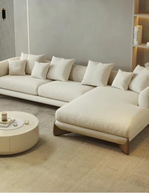Luxury Luxe Fleece Fabric Overstuffed Multifunction Sofa Set – Stylish, Comfortable, Durable Seating for Living Room, Office, or Home Spaces