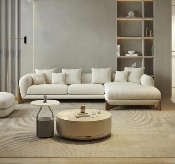 Luxury Luxe Fleece Fabric Overstuffed Multifunction Sofa Set – Stylish, Comfortable, Durable Seating for Living Room, Office, or Home Spaces - Image 7