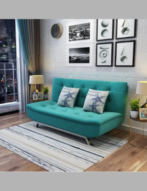 Luxury Luxe Beige Fabric Multifunction Folding Foam Sofa Bed – 3-Seater, Convertible, No Assembly Required, Modern Design, Comfortable Sofa Bed for Living Room