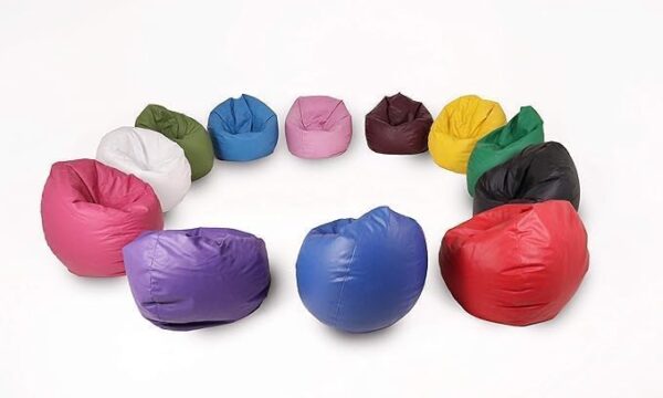 Luxury Luxe Bean Bag Chair – Black Velvet Lounger, X-Large Soft & Comfortable, Indoor/Outdoor, Lightweight with Beans, Teardrop Shape, Premium Velvet, Perfect for Adults – 85x85x110 cm (Black 1) Buy Online at Best Price in UAE - Amazon.ae - Image 5