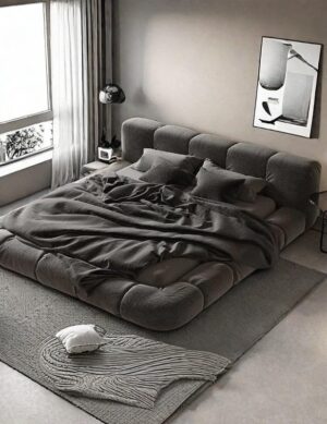 Luxury Luxe Black Velvet King Queen Bed Frame Without Mattress - Modern Upholstered Bed Base (120-200cm) | Solid Plywood Support (120 x 200 with Medical Mattress)