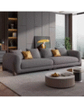 Luxury Fleece Fabric Overstuffed Sofa Set