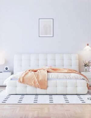 Marshmallow bed frame