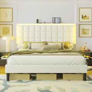 LED Platform Bed Frame