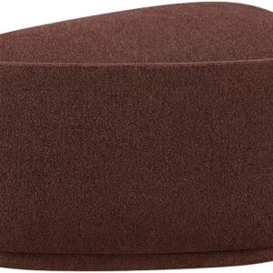 The Adna Triangular Ottoman by Luxury Luxe - Plush, Versatile Seat & Cocktail Table in Trendy Tweed, Dozens of Colorways