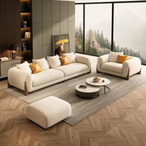 Multifunction Beige Sofa set